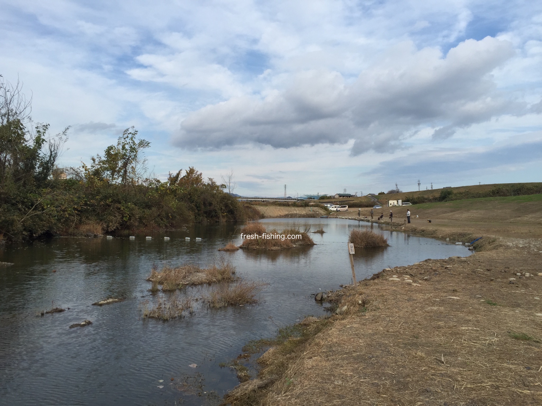 日本ライン鱒釣場