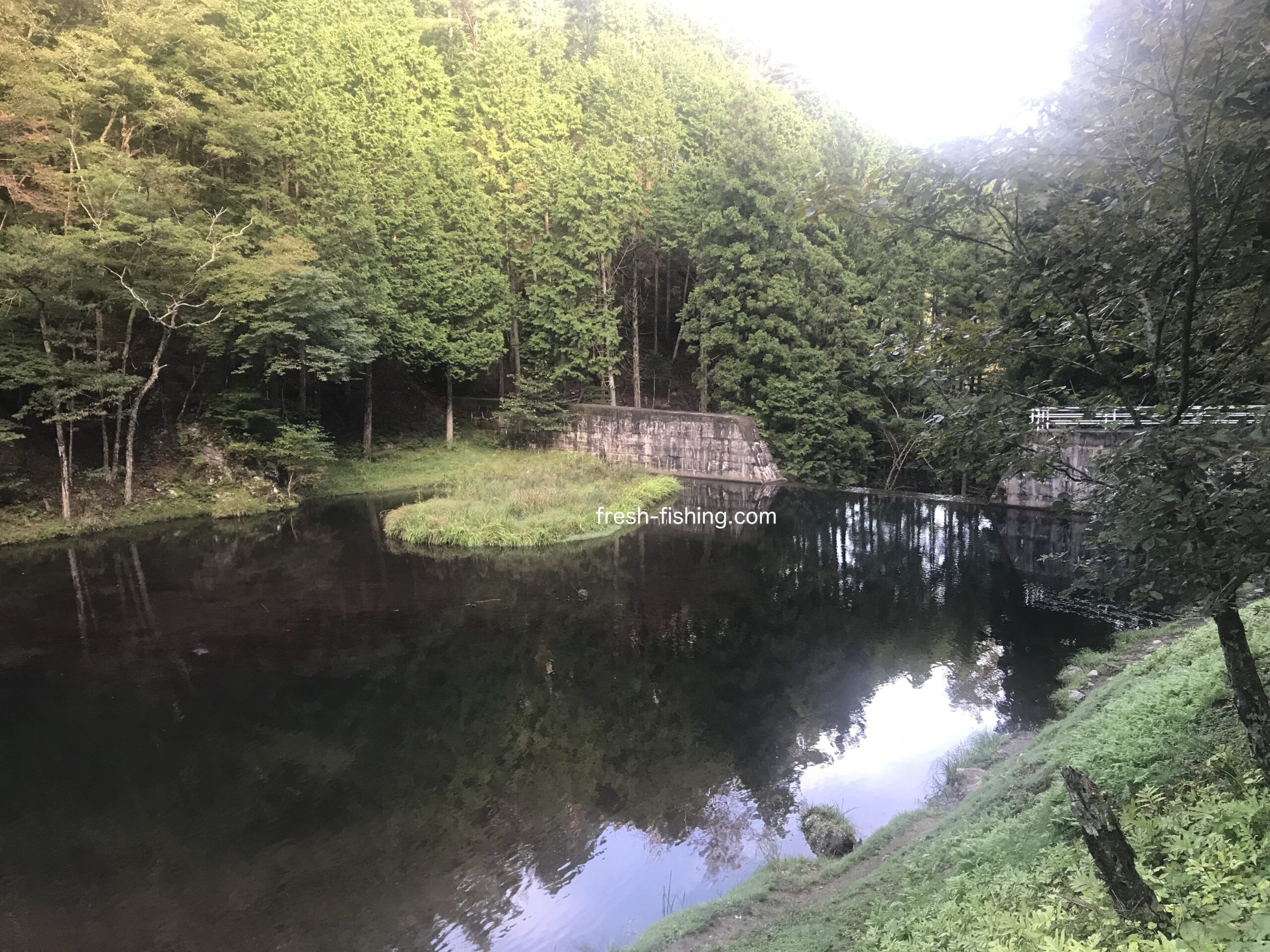 神越渓谷マス釣り場